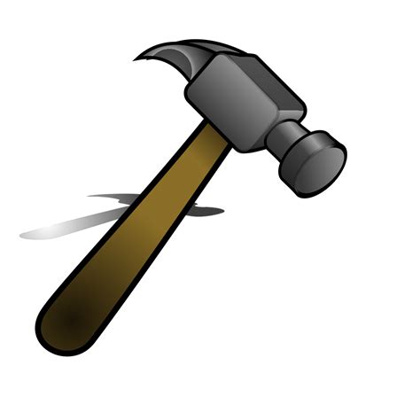 Blue Outline Hammer PNG, SVG Clip art for Web - Download Clip Art, PNG Icon Arts