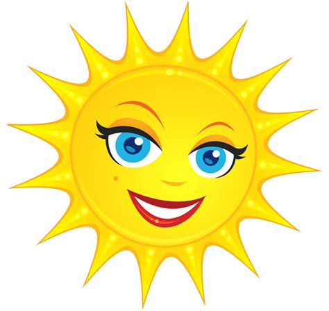 Transparent Cute Sun PNG Clipart Picture | Gallery Yopriceville - High-Quality Images and ...