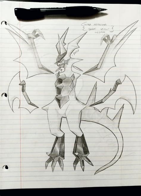 Ultra necrozma basic design doodle by Dragon-Eternal on DeviantArt