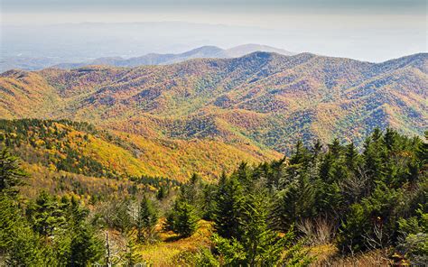 Autumn from the summit of Mount Mitchell Photograph by Pierre Leclerc Photography | Fine Art America