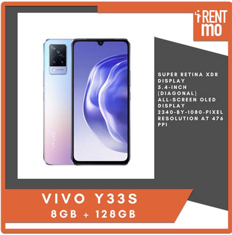 Vivo Y33s 8GB + 128GB - Buy, Rent, Pay in Installments