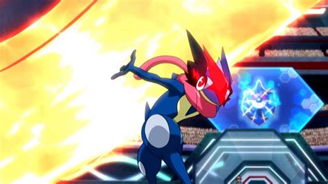 Pokemon XYZ - Episode 38 Preview #1 - Ash-Greninja Fire Shuriken - YouTube