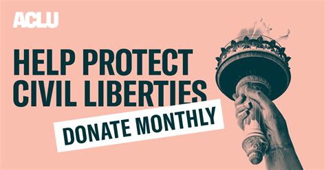 Become an ACLU Monthly Donor | American Civil Liberties Union