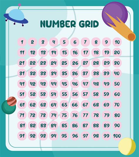 Printable Number Square