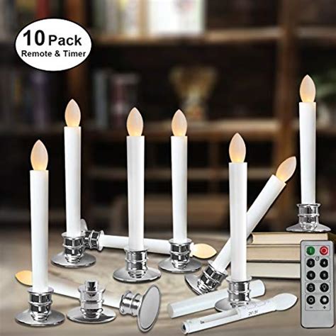 Buy Window Candles with Remote and Timers - Battery Operated Taper ...