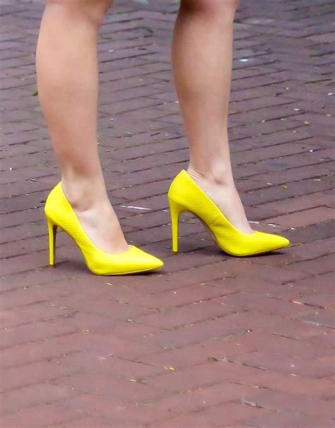 One Fearless Pair of Yellow Shoes. - Abraidedblonde