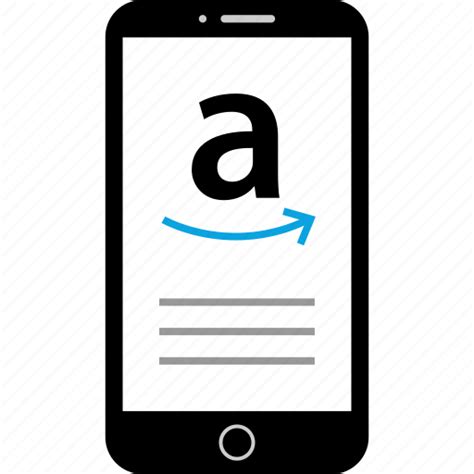 Amazon, arrow, device, mobile icon - Download on Iconfinder