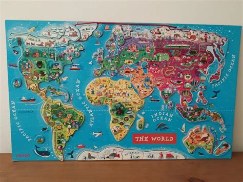 World Map, Hobbies & Toys, Toys & Games on Carousell