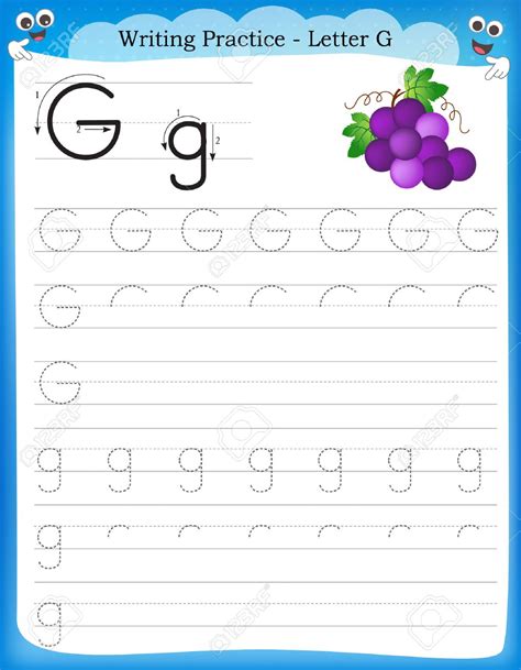 Letter G Worksheets For Kinder – AlphabetWorksheetsFree.com