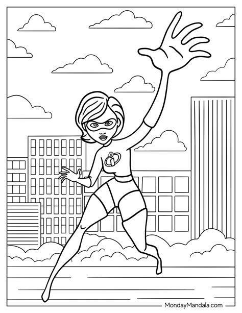 free printable mr incredible coloring pages the incredibles ready for ...