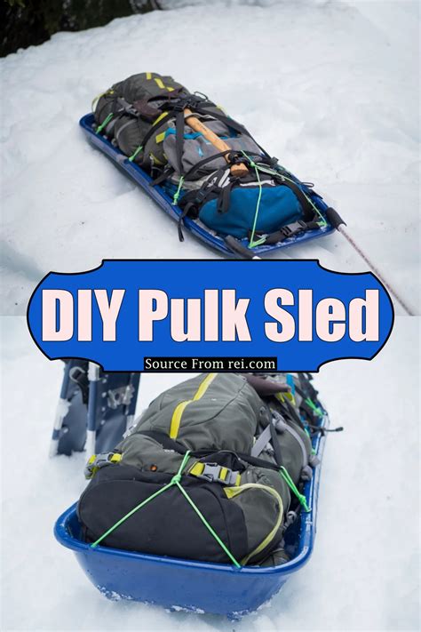 25 Homemade DIY Sled Projects To Slide This Winter Season - DIYsCraftsy