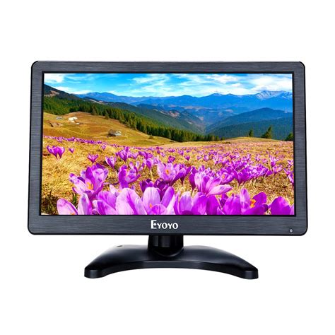 Eyoyo 12 inch HD 1920x1080 IPS LCD HDMI Monitor Screen Input Audio Video Display with BNC Cable ...