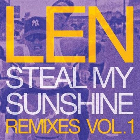 Steal My Sunshine (cover)- Len by Michael Berg | Underground hip hop, Music bloggers, Sunshine