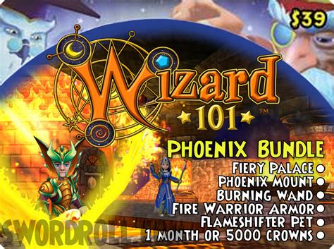 Phoenix Bundle, Other New Prepaid Cards, and Avalon Furniture! | Swordroll's Blog | Wizard101 ...