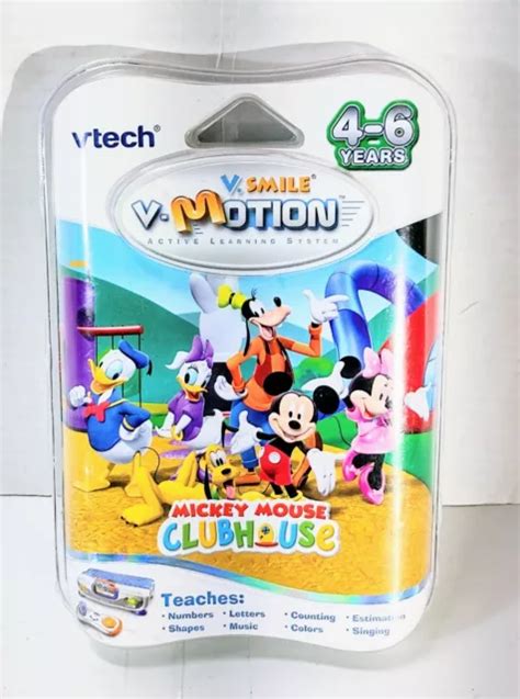 VTECH V. SMILE V. Motion Mickey Mouse Clubhouse New Sealed Disney Ages 4 to 6! $10.00 - PicClick