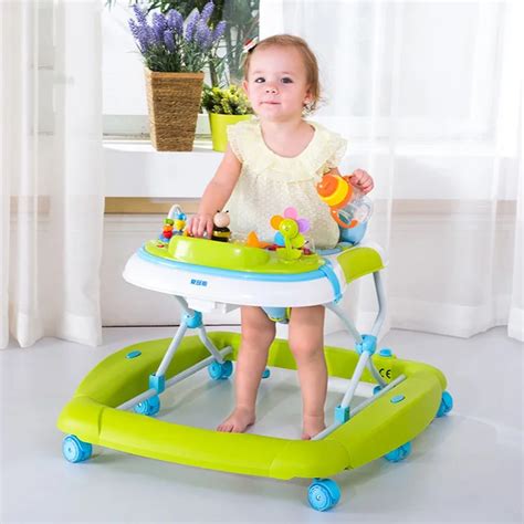 Baby Walker Toddler Walker Toy Baby Walker Seat Wheels Anti Rollover ...