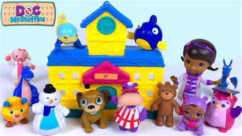 DISNEY JUNIOR DOC MCSTUFFINS TOY HOSPITAL DELUXE FRIENDS COLLECTION WITH 13 CHARACTERS ...