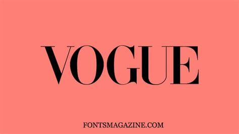 Vogue Font Download | The Fonts Magazine