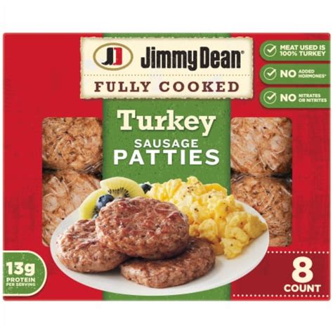 Jimmy Dean® Fully Cooked Breakfast Turkey Sausage Patties, 9.6 OZ - Fry’s Food Stores