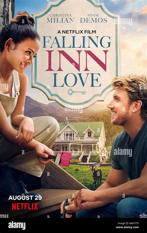 FALLING INN LOVE, US poster, from left: Christina Milian, Adam Demos ...