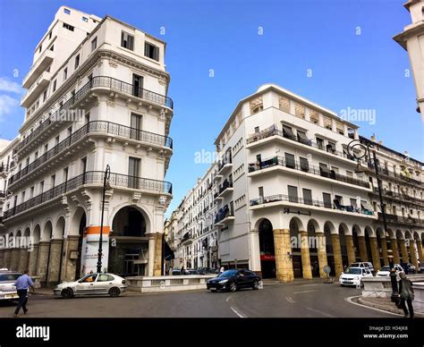 French colonial buildings in Algiers Algeria.Buildings are being Stock Photo: 122419004 - Alamy