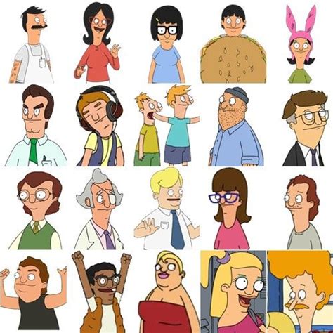 The Many Faces of Cartoon Characters