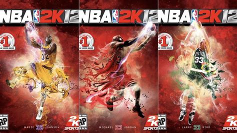 NBA 2K12 Cover Adds Magic and Bird to Michael Jordan