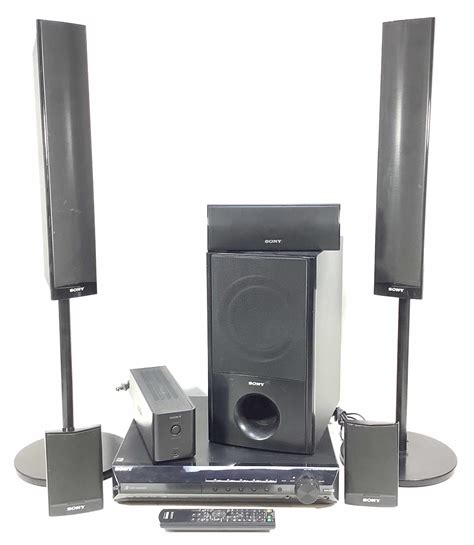 Lot - Sony DVD Home Theater System With Speakers