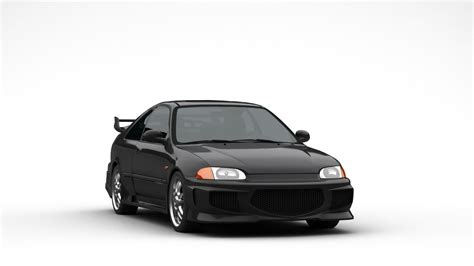 Honda Civic EJ1 Coupe - The Fast and the Furious 3D model | CGTrader