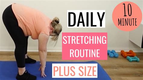 Plus Size Morning Stretch Exercise Routine for Obese Beginners / Get ...