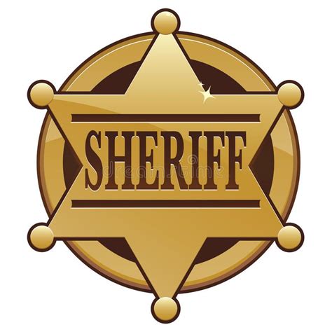 Sheriff Badge Icon. An illustration of a shiny Sheriff's badge , #ad, # ...