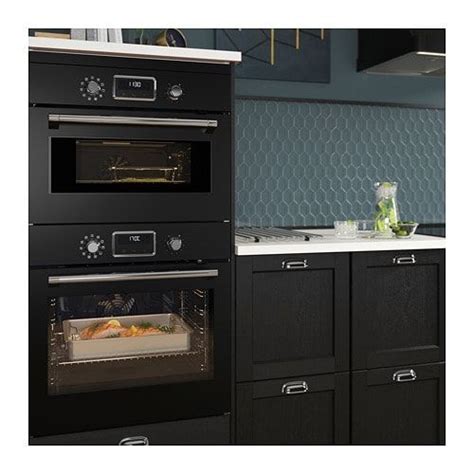 SMAKSAK Microwave combi with forced air Black - IKEA Microwave Oven ...