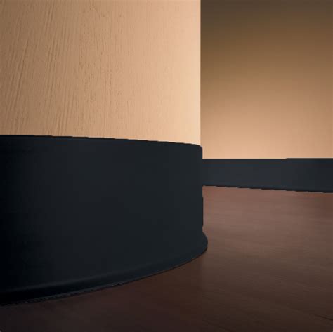 Roppe Black 4in. x 120in. x 1/8in. TPR Wall Base | Floor and Decor