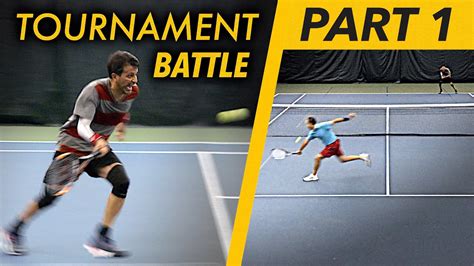 Tennis Match Play BATTLE (w/singles strategy coaching) - Part 1