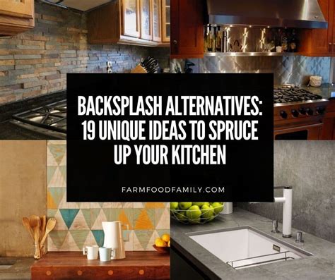 Backsplash Alternatives: 19 Unique Ideas to Spruce Up Your Kitchen