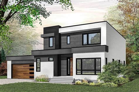 Modern House Plan with Great Visual Appeal - 22462DR | Architectural ...