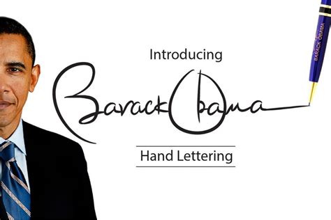 Barack Obama Font Lets You Write Like POTUS | Lettering, Hand lettering, New fonts