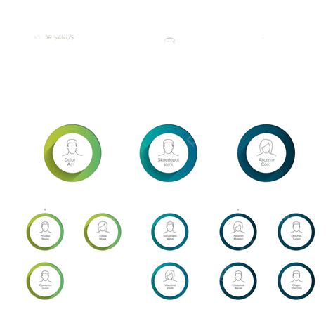 Minimalist Hierarchy Chart Template Green Placeholder Corporate Vector, Green, Placeholder ...