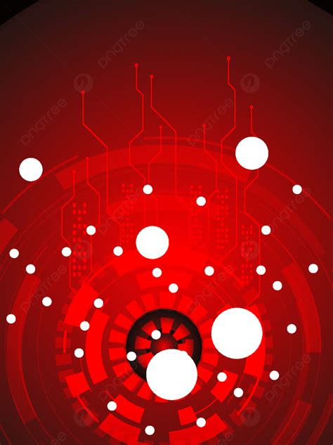 Vector Space Background Red Technology Wallpaper Image For Free ...