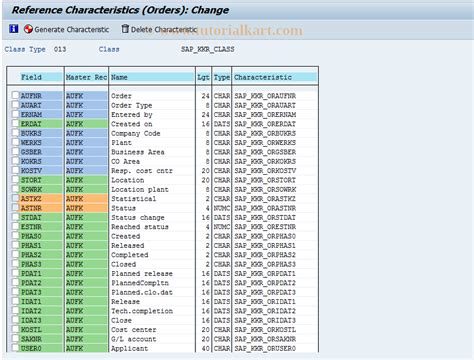 OKQ3 SAP Tcode : Define Reference Character. (Orders) Transaction Code