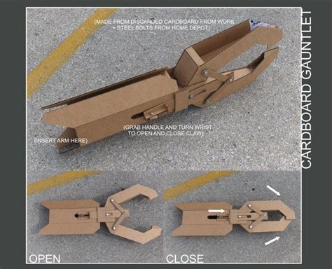 Cardboard Claw by subtle-design Cardboard Crafts Kids, Cardboard Art, Paper Art Craft, Paper ...
