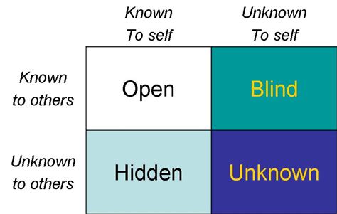 johari window | Alternative Resolutions