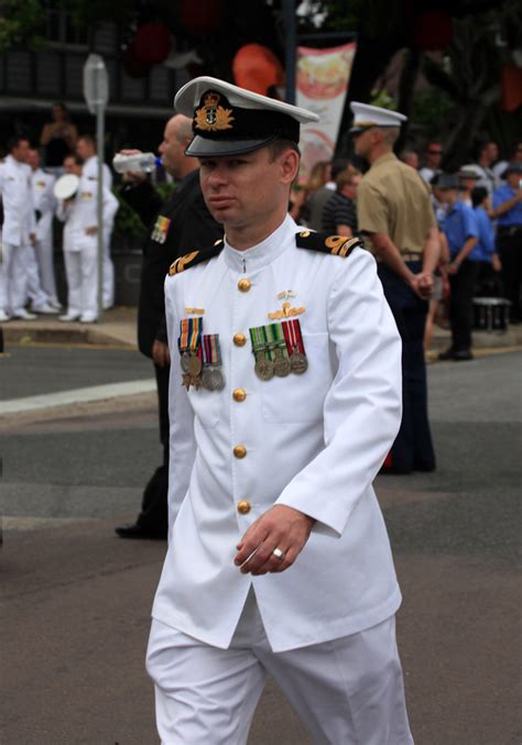 Royal Australian Naval Officer serving an exchange on USS … | Flickr