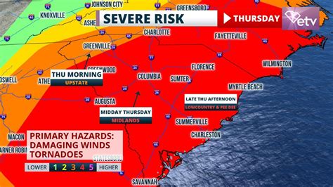 Outbreak Of Severe Weather Likely To Extend Into South Carolina ...