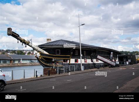 HMS Unicorn - Old ship Dundee Stock Photo - Alamy