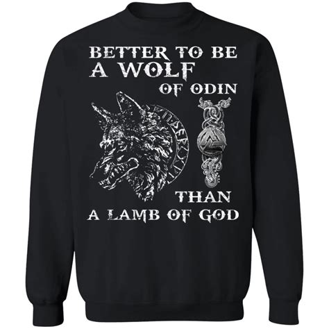 Wolf of Odin Viking T-shirts and Hoodies - JoshGoot