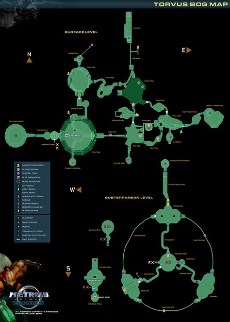 Metroid Prime Frigate Map