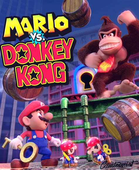 Mario vs. Donkey Kong Box Art Recreation - Finished Projects - Blender ...