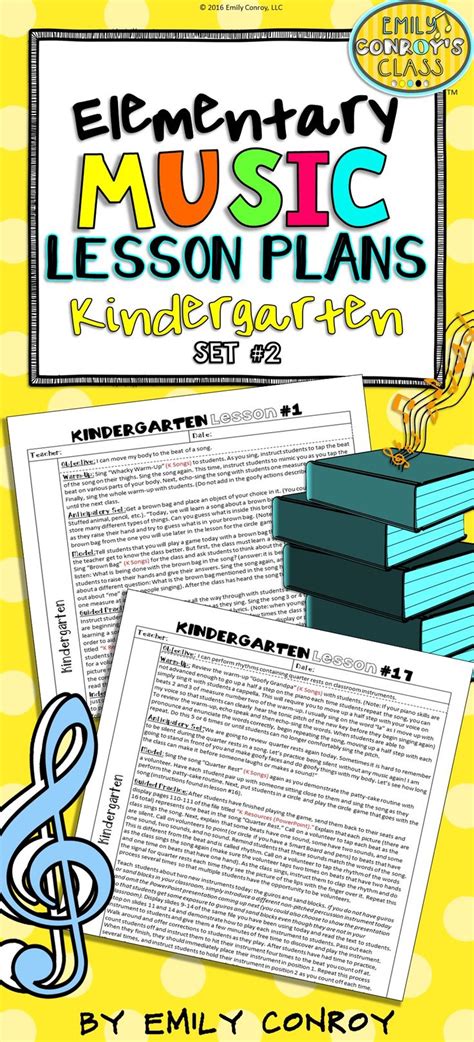 Kindergarten Music Lesson Plans (Set #2) | Music lesson plans, Music lesson plans elementary ...