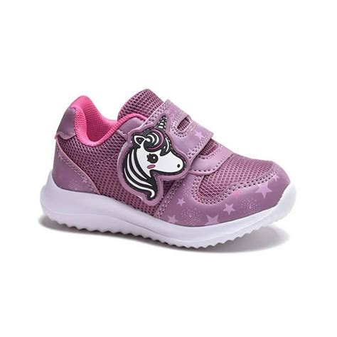 Dream Seek - Girls' Toddler Sneaker Kids Shoes Tennis Shoe, Unicorn, Size 5-10, Berry, Silver or ...